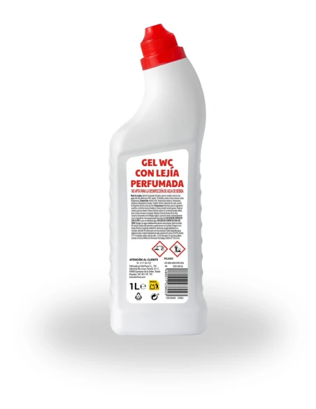 Gel Limpiador WC SUPER PACO con Lejia Perfumada 1L
